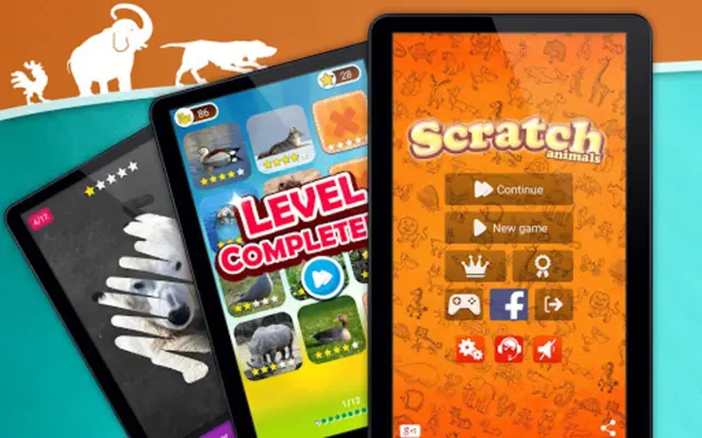 Scratch Game Animals Quiz android App screenshot 0